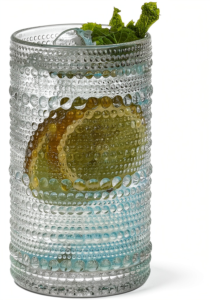 Moretoes Vintage Hobnail Drinking Glasses Set