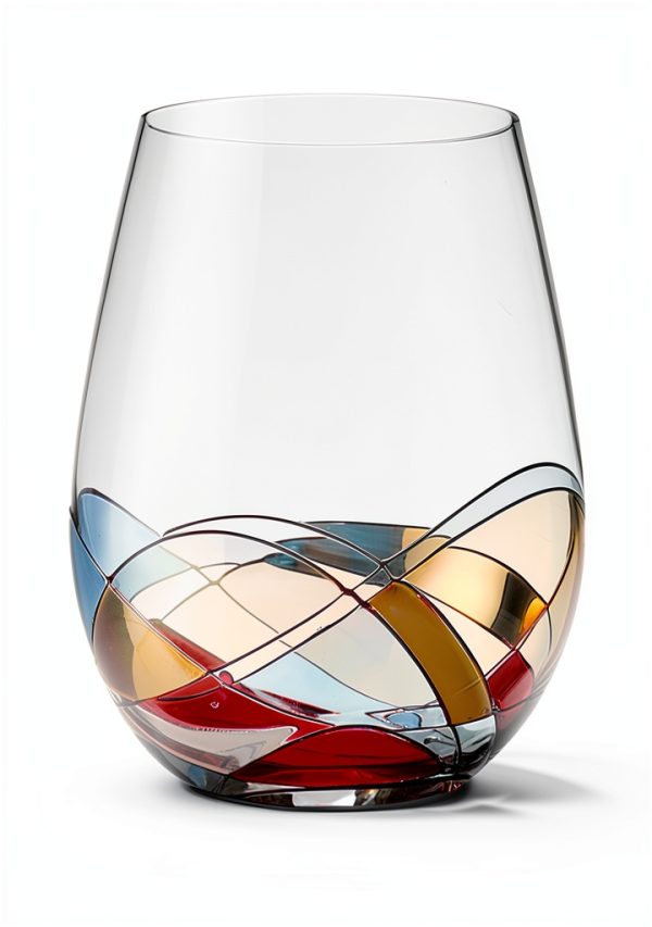 Red Wine Glasses Bezrat Stemless 18oz Dishwasher-1