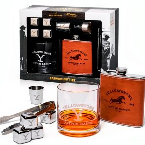 Dragon Glassware Yellowstone Rustic Barware Set-0