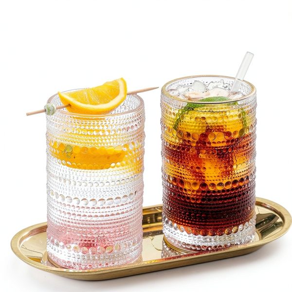 Hlukana Clear Glass Water Glasses-5