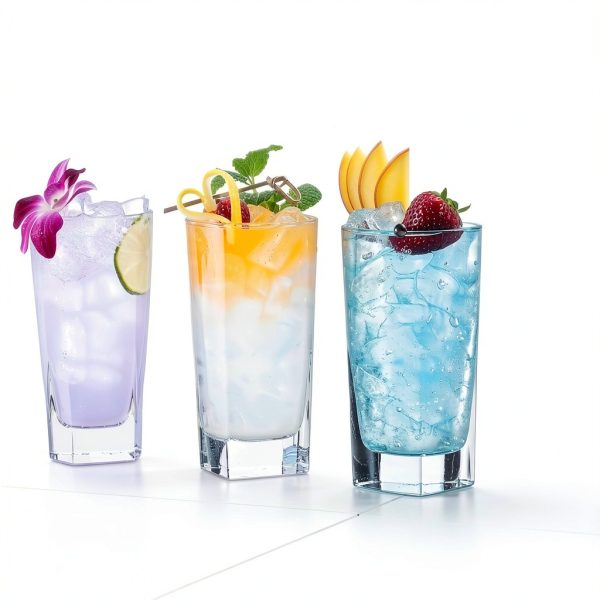 Le'raze BPA-Free Glass Drinkware Set Kitchen Dining-6