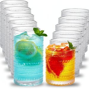 Moretoes Vintage Drinking Glass Set BPA Free-0