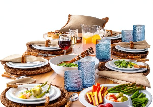 FULGNU DeepBlue Glass Cups Set-6