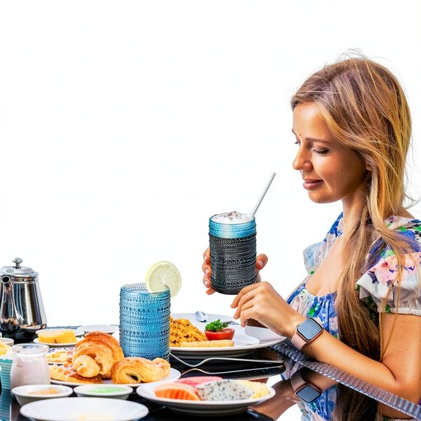 FULGNU DeepBlue Glass Cups Set-5