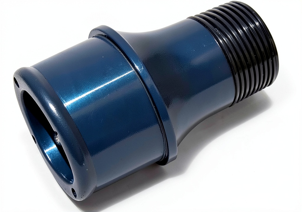 Meziere water pump adapter installed in an RV freshwater system