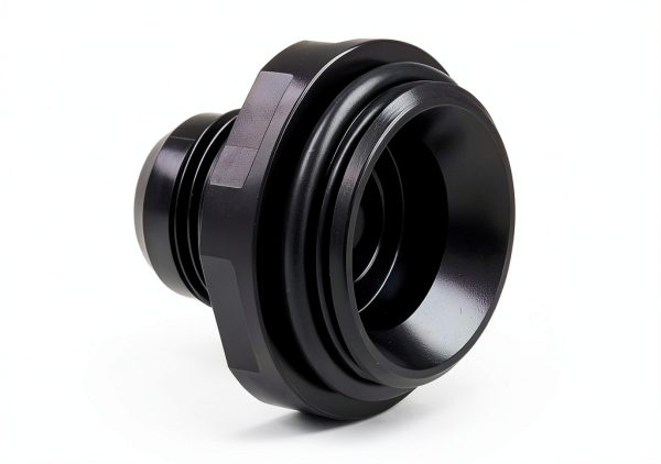 Water Pump Fitting Meziere Aluminum Black Adapter-0