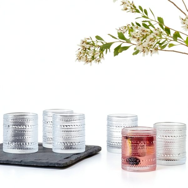 FULGNU Clear Glassware Set of 6-6