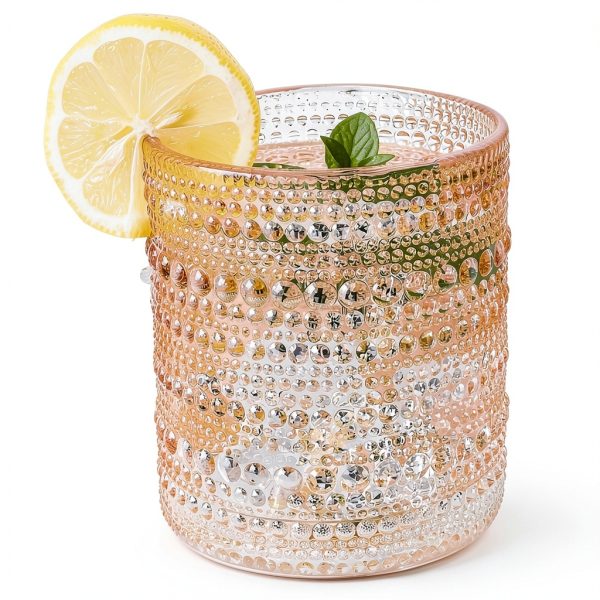 Rose Gold Vintage Drinking Glasses Kate Aspen-7