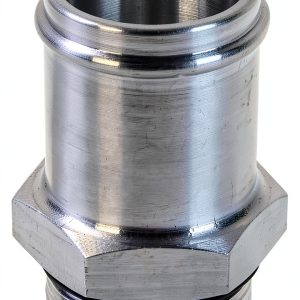Moroso 1-1/4 Inch Aluminum Adapter 63521 Silver Anodized-0