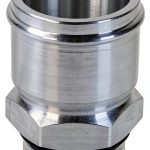 Moroso 16mm Aluminum Water Pump Fitting Barbed Silver Model 63522-0