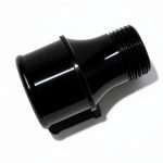 Meziere 1.75" Aluminum Barb Water Pump Fitting Black Anodized WP1175S-0