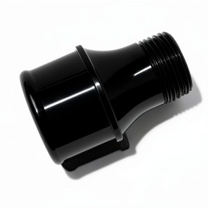 Meziere 1.75" Aluminum Barb Water Pump Fitting Black Anodized WP1175S-0