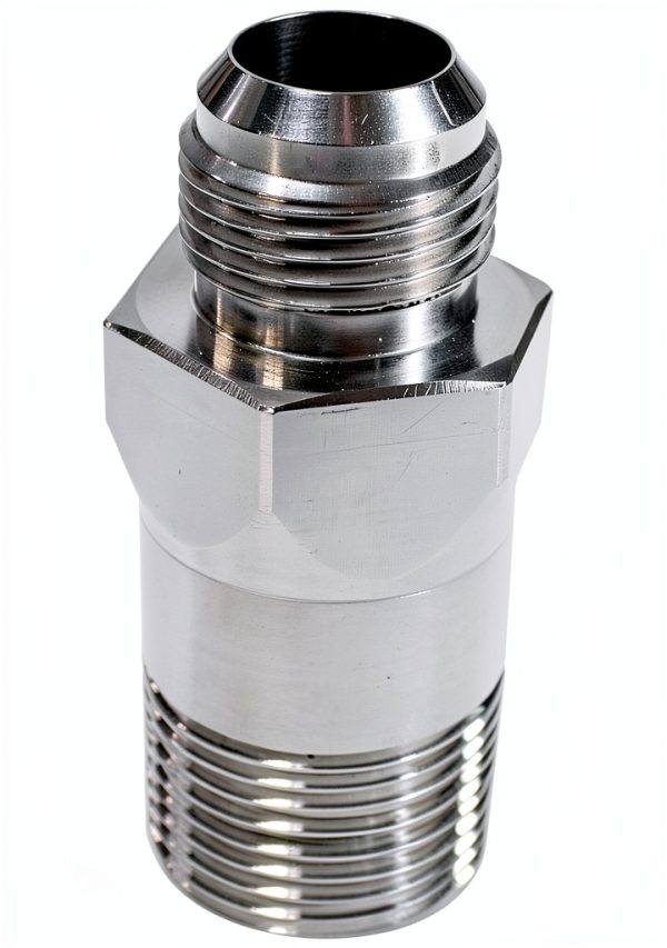 16AN Male Hose Fitting Meziere WP1016U Polished Finish 1'' NPT-0