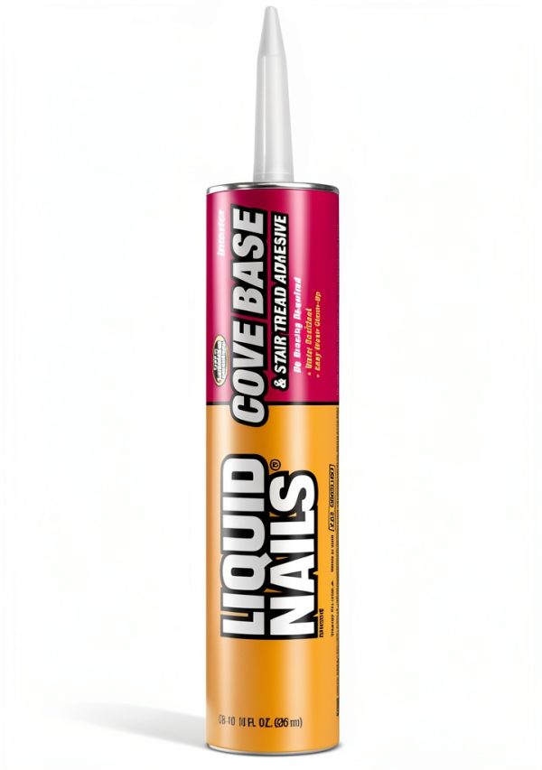 Liquid Nails CB-10 Cove Base and Stair Tread Adhesive 10oz Cartridge-6