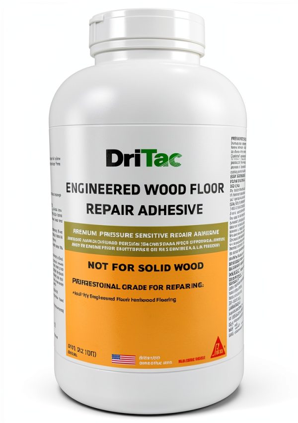 Sika DriTac Wood Floor Repair Adhesive White 1 Qt Low VOC Quick Cure-0