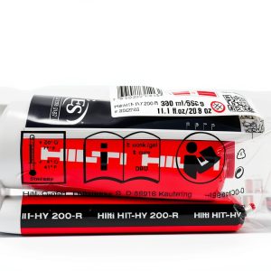 Hilti Injectable Mortar Epoxy Hybrid HY 200-R White 11.1oz Adhesive-0