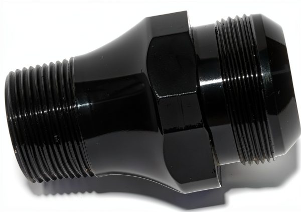 Meziere WP1020S Black Water Pump Fitting Small Aluminum NPT Adapter-0