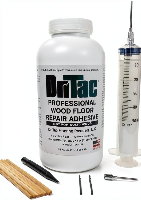 Sika DriTac Wood Floor Repair Adhesive White 1 Qt Low VOC Quick Cure-10