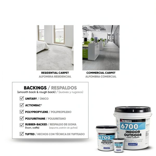 ROBERTS 6700-0 1 Quart Indoor/Outdoor Carpet/Artificial Turf Adhesive-2
